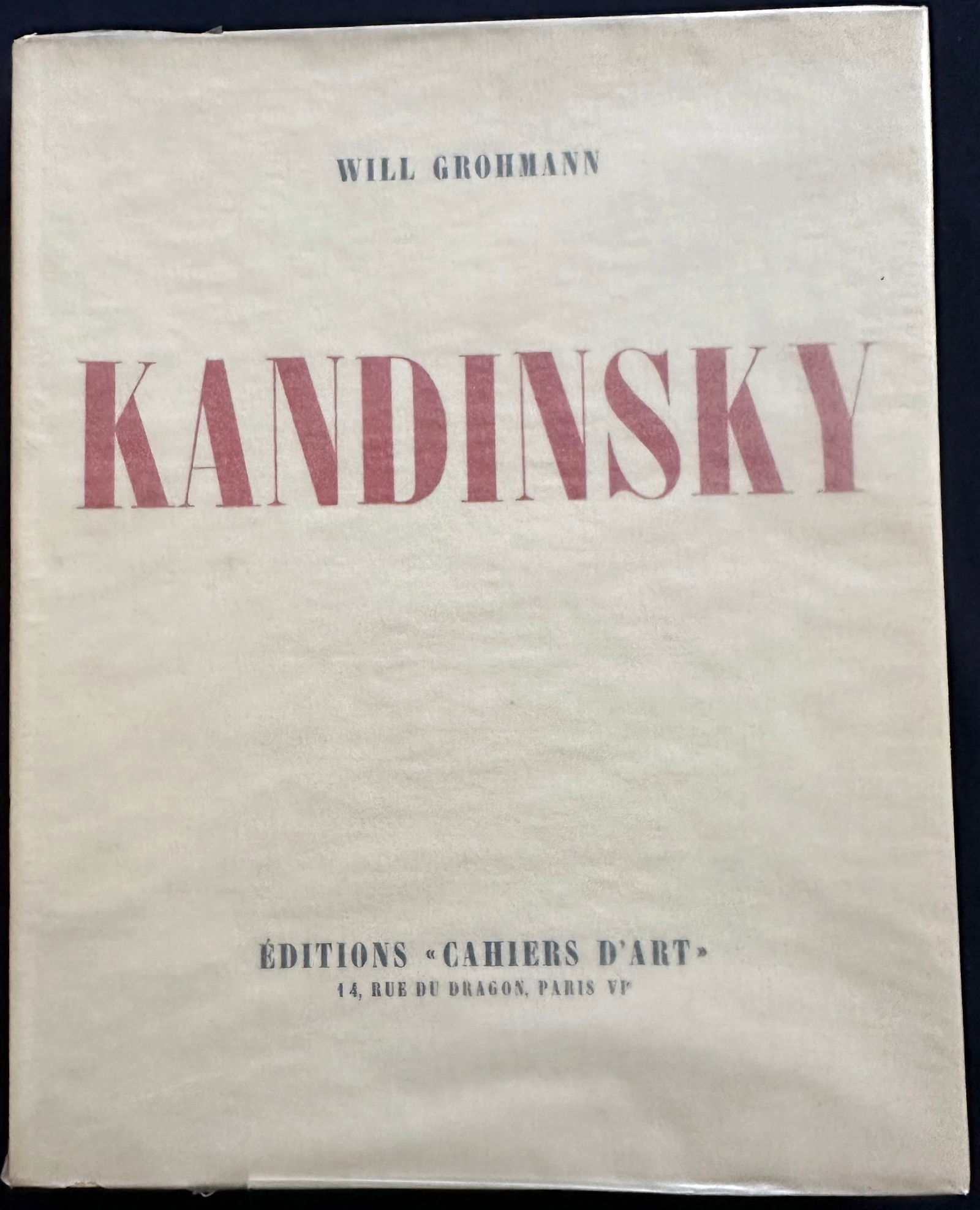 Cahiers d’art 1930. With a Woodcut by Kandinsky. (1 of 3)