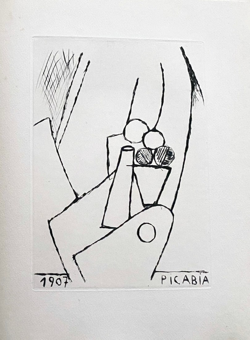 Francis Picabia Drypoint. 1947. One of 380 copies. (1 of 3)