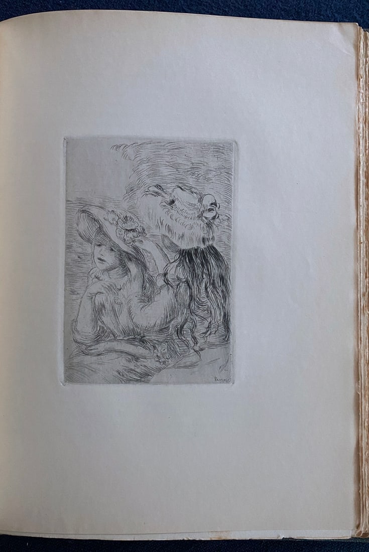 MANET AND THE FRENCH IMPRESSIONISTS. With 4 etchings Renoir, Manet, Morisot.: DURET, Theodore. London: Grant Richards, - Philadelphia: J. B. Lippincott Company, 1912 2nd edition Translated by J. E. Crawford Flitch. Illustrated with four etchings: Manet (Portrait of Berthe