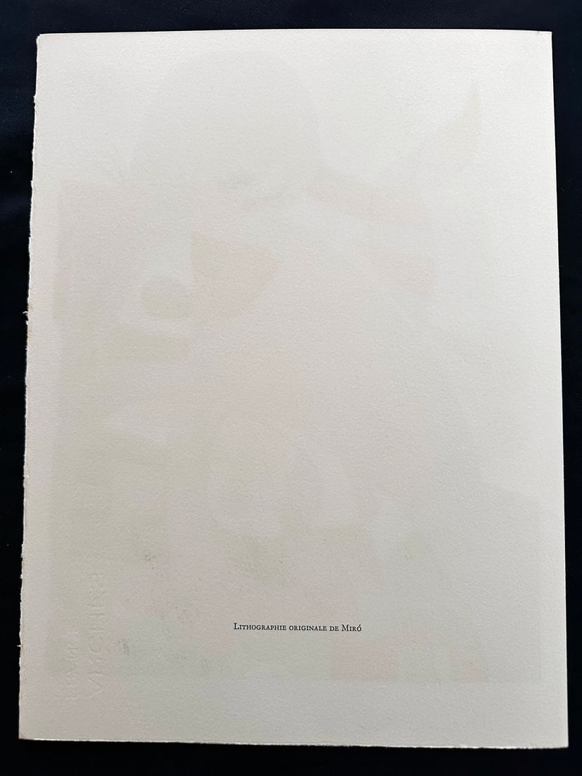 Miro Lithograph. 1975. - 2