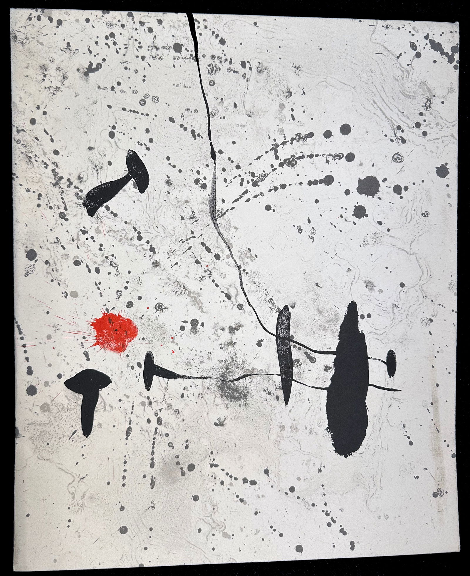 Trace sur l'eau (Trace on the Water). With 10 reproductions after Miro. (1 of 5)