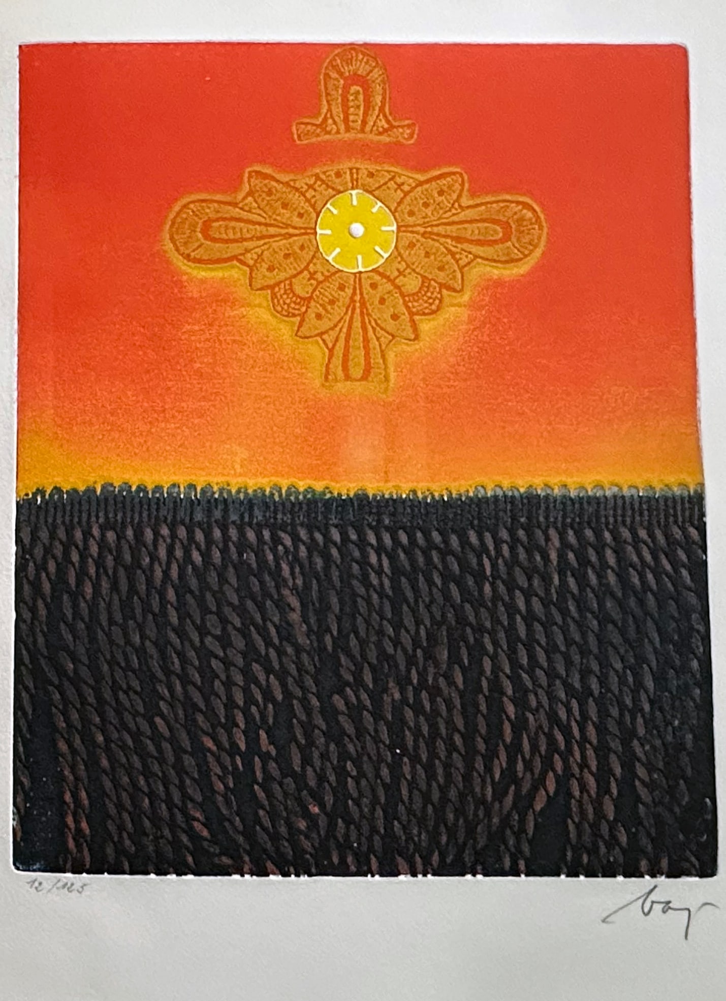 Enrico Baj Signed Lithograph. One of 160 copies. (1 of 3)