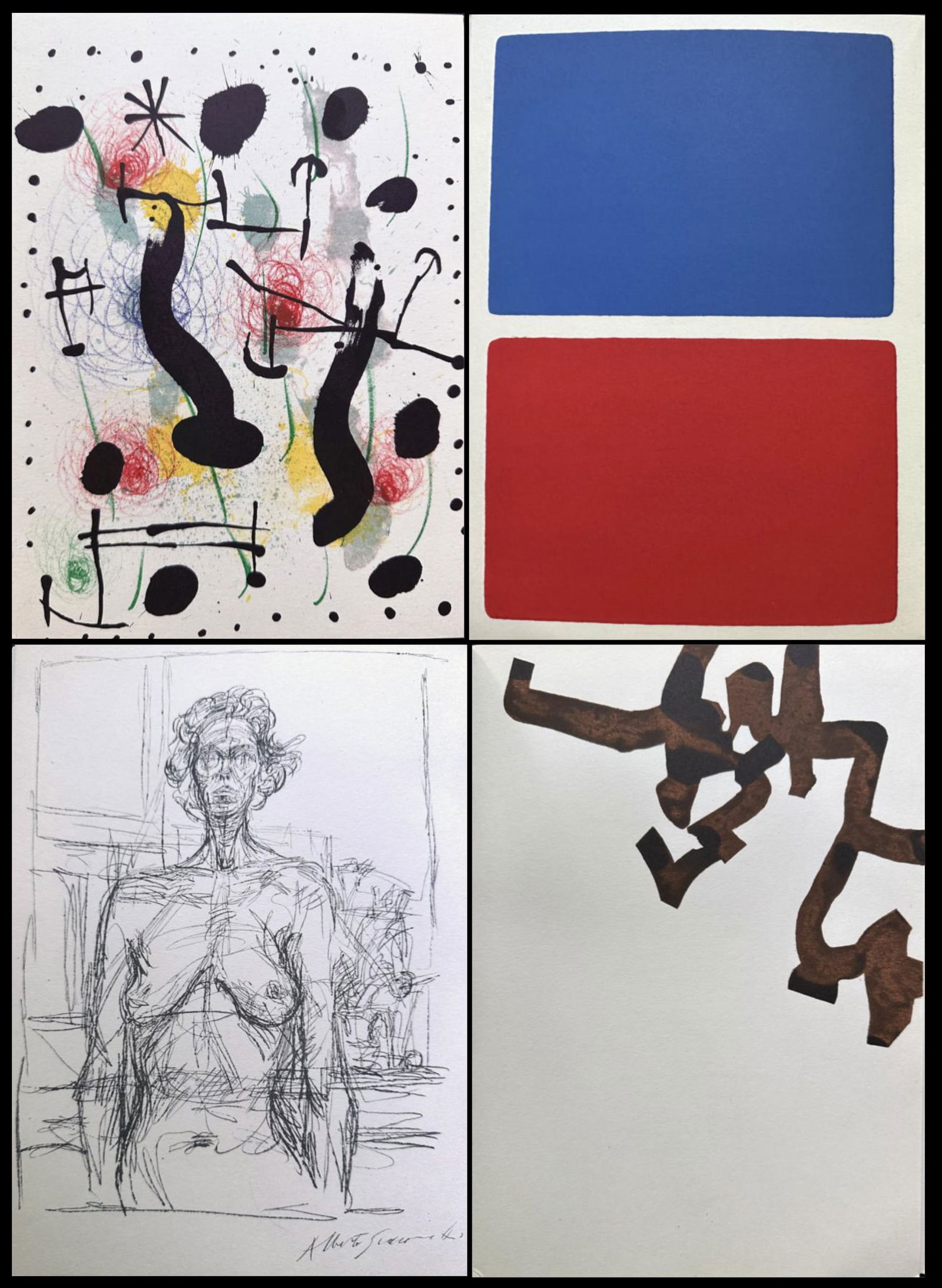 Maeght Galerie. Gravures. The Redfern Gallery. 1966. Miro, Chagall, Calder & others.: Maeght Editeur - The Redfern Gallery, London, 1966. Limited Edition of 1500 copies on Chiffon De Mandeure paper. Catalogue published in the occasion of the exhibition at the Redfern Gallery, London,