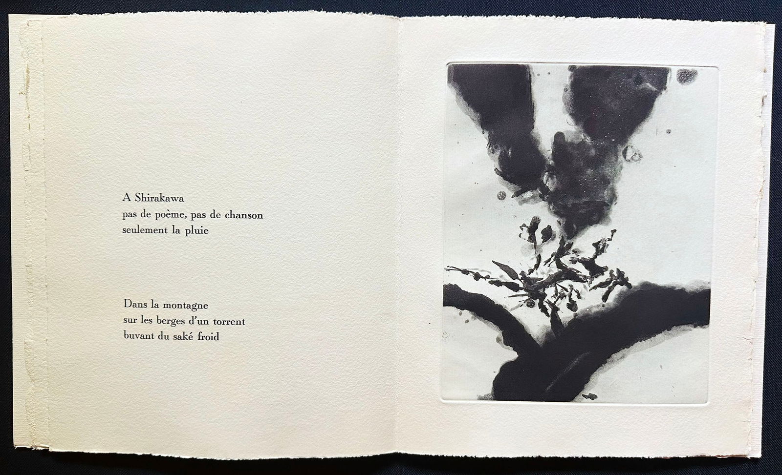 Zao-Wou-ki. Dans les provinces du Nord. With an aquatint,1990 (1 of 2)