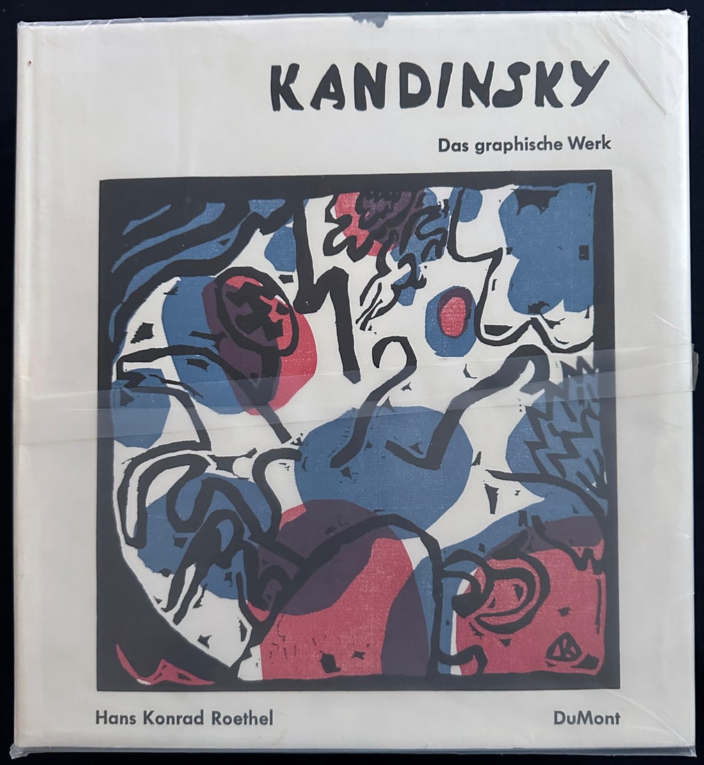 Kandinsky. Das graphische Werk. Hans Konrad Roethel.: DuMont, Shauberg, 1970. Catalogue raisonne, limited to 1,500 numbered copies. 210 illustrations of 203 catalog entries many in colors plus 109 supplementary illustrations, and index. Text in German. I