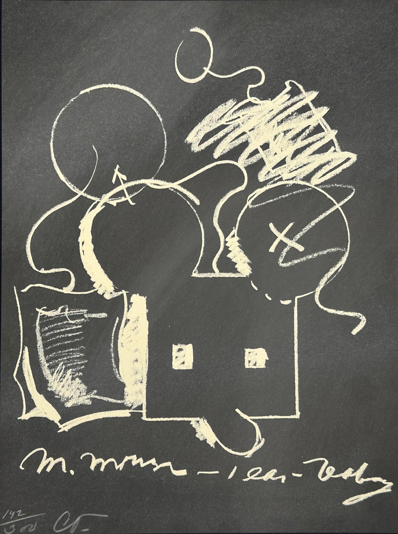 Claes Oldenburg signed lithograph. 1973. One of 300 copies. (1 of 2)