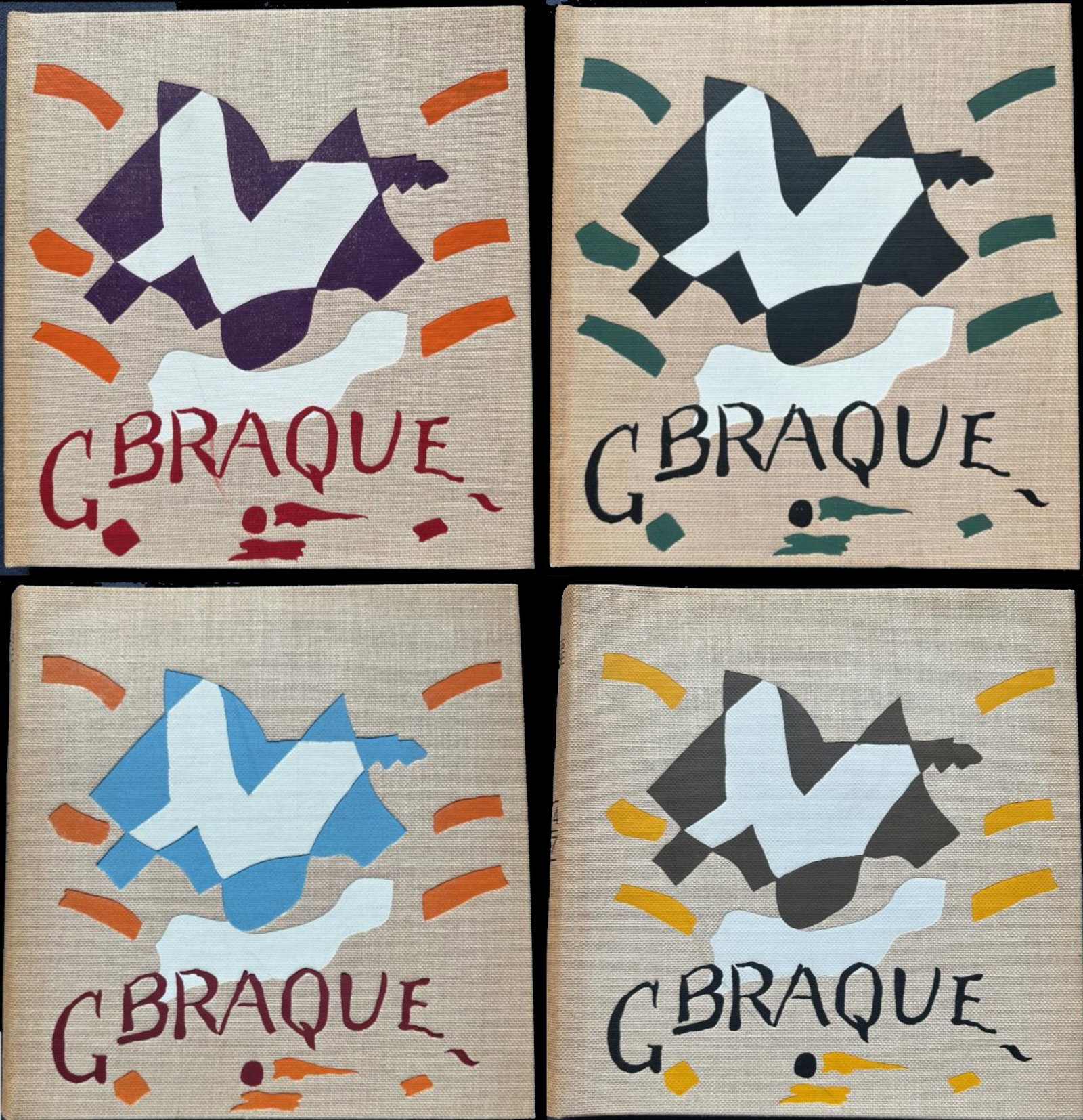 The Braque catalogue raisonne Four volumes from 1924 to 1947: Paris: Maeght, 1959–1962. Catalogue de l'oeuvre de Georges Braque, Vol. 1924-1927; Vol 1928-1935; Vol. 1936-1941; Vol. 1942-1947. Four volumes out of a total of seven, quarto format. Each