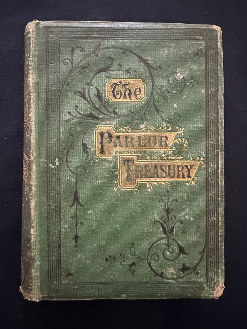 The Parlor Treasury, Poems of the Intellect and the Affections, by Mrs. Elizabeth Barrett Browning: Elegantly illustrated, Hubbard Bros. Philadelphia, 1873. Hard cover.