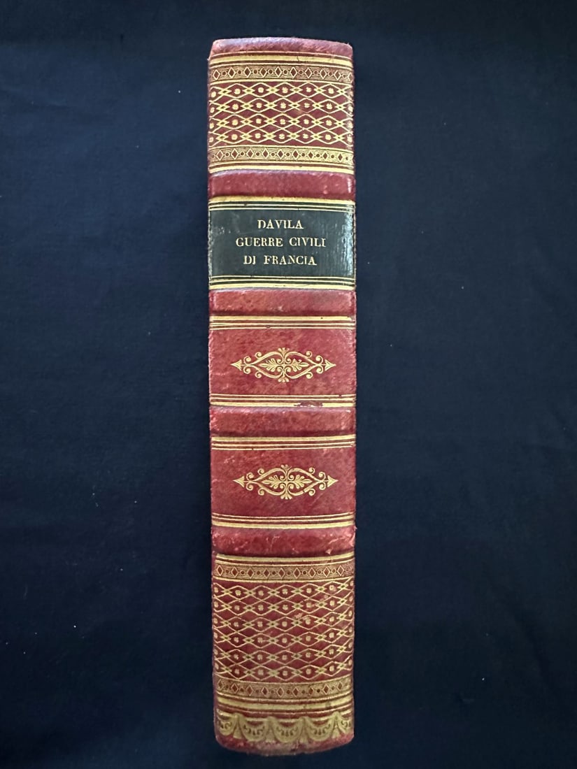 Storia delle Guerre Civili di Francia, by Arrigo Caterino Davila, 1836 (1 of 3)