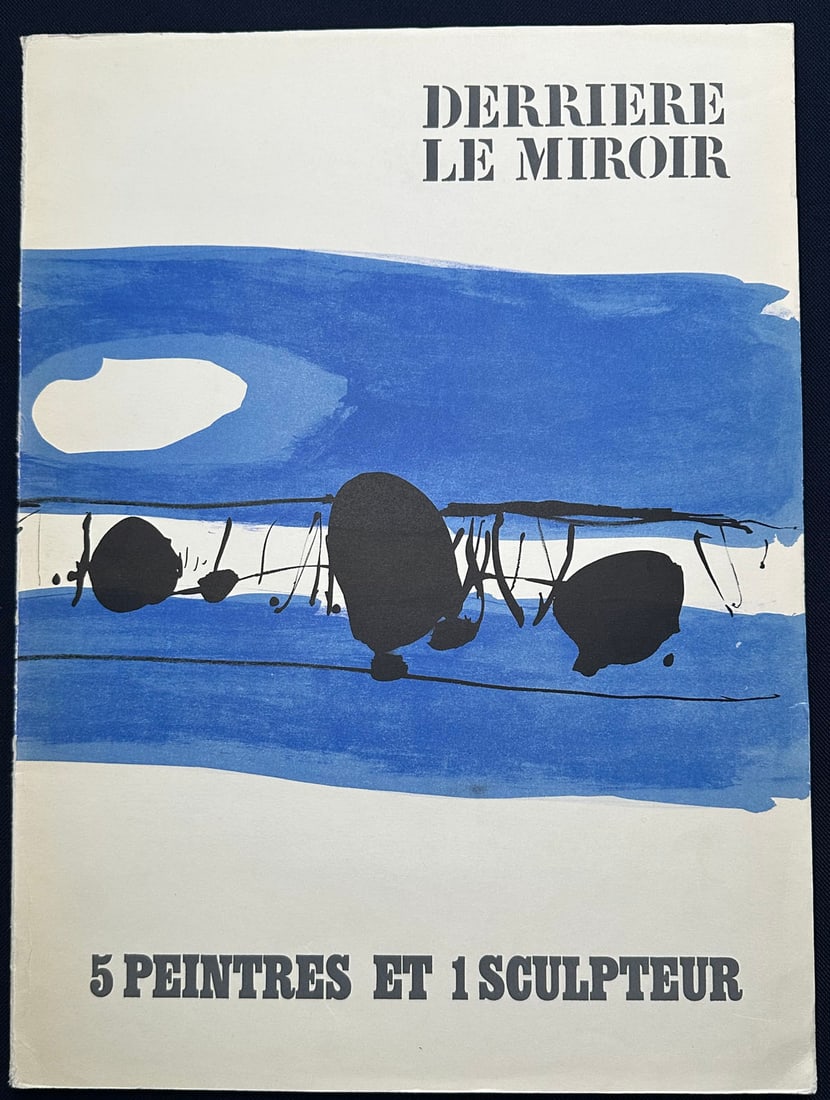 Derrière le Miroir 150.: Cinq peintres un sculpteur, March-April 1965. 8 Original lithographs by Capdeville, Garache, Fromanger. Text by Prevert and other – 1st edition