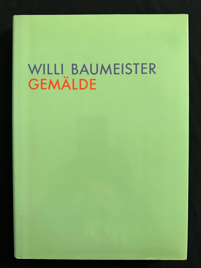 Willi Baumeister, Gemalde, 1989.: Staatliche Museen, Preussischer Kulturbesitz. Etdition Cantz. Original light blue cloth hardcover and slipcase.