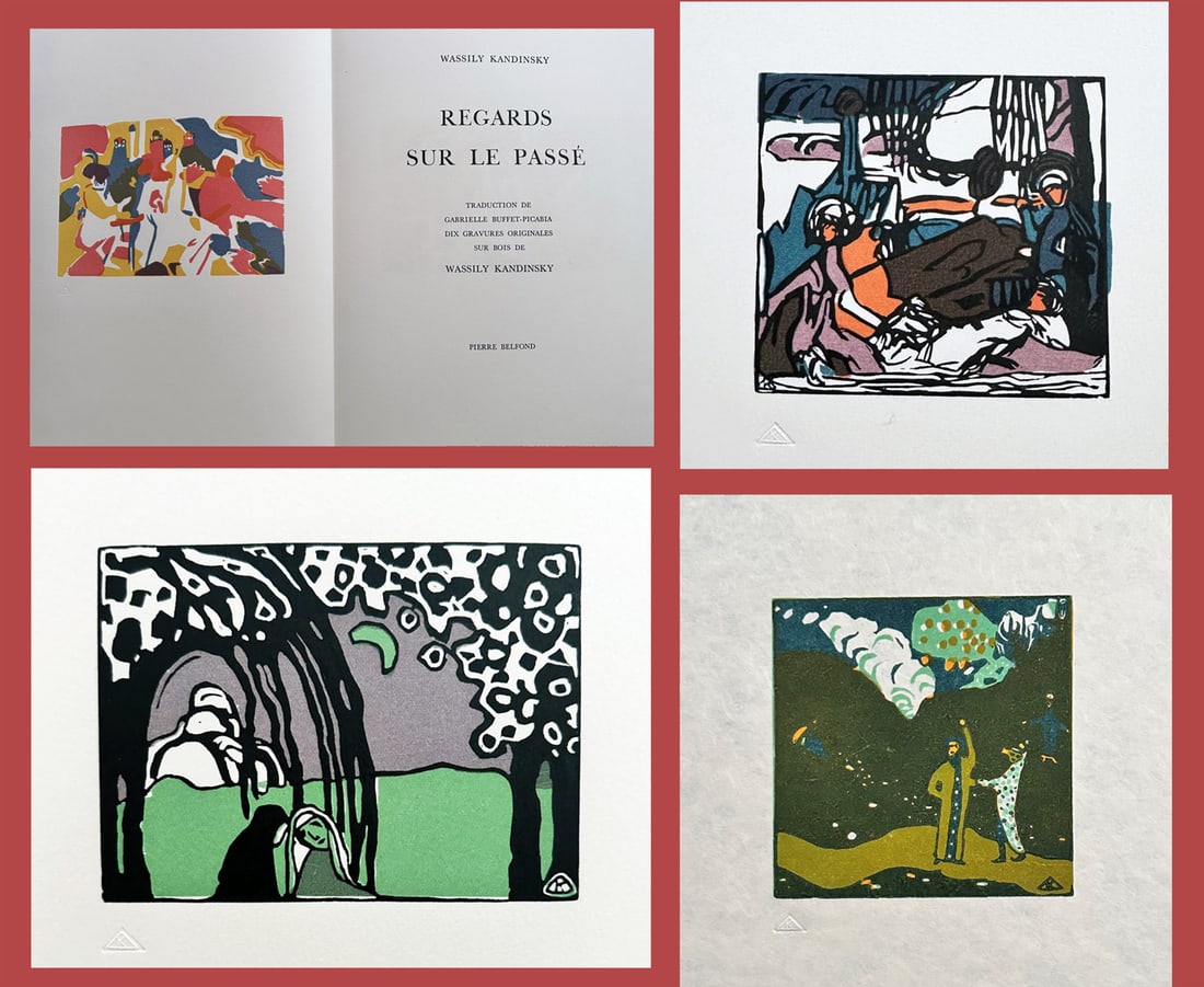 Kandinsky. Regards sur le Passe. With 10 woodcuts + Suite of 10 woodcuts in Japan, 1971 (1 of 3)