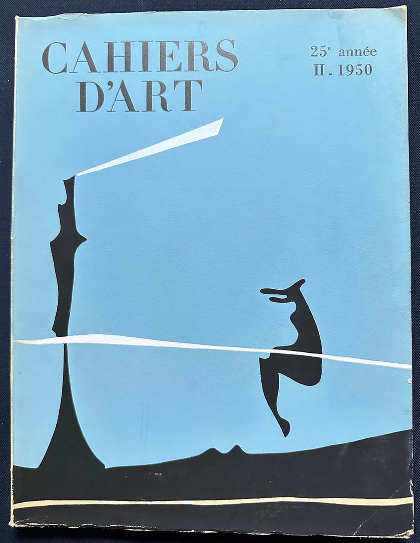 Cahiers d'Art n. 2 - 25e année, 1950.: Cahiers d'art, Paris,1950. N 2 25e Annee. Pablo Picasso Works and Images on Picasso's Youth by Zervos, Italian Renaissance Notes on figures and portraits many essays and illustrations.Pictorial soft