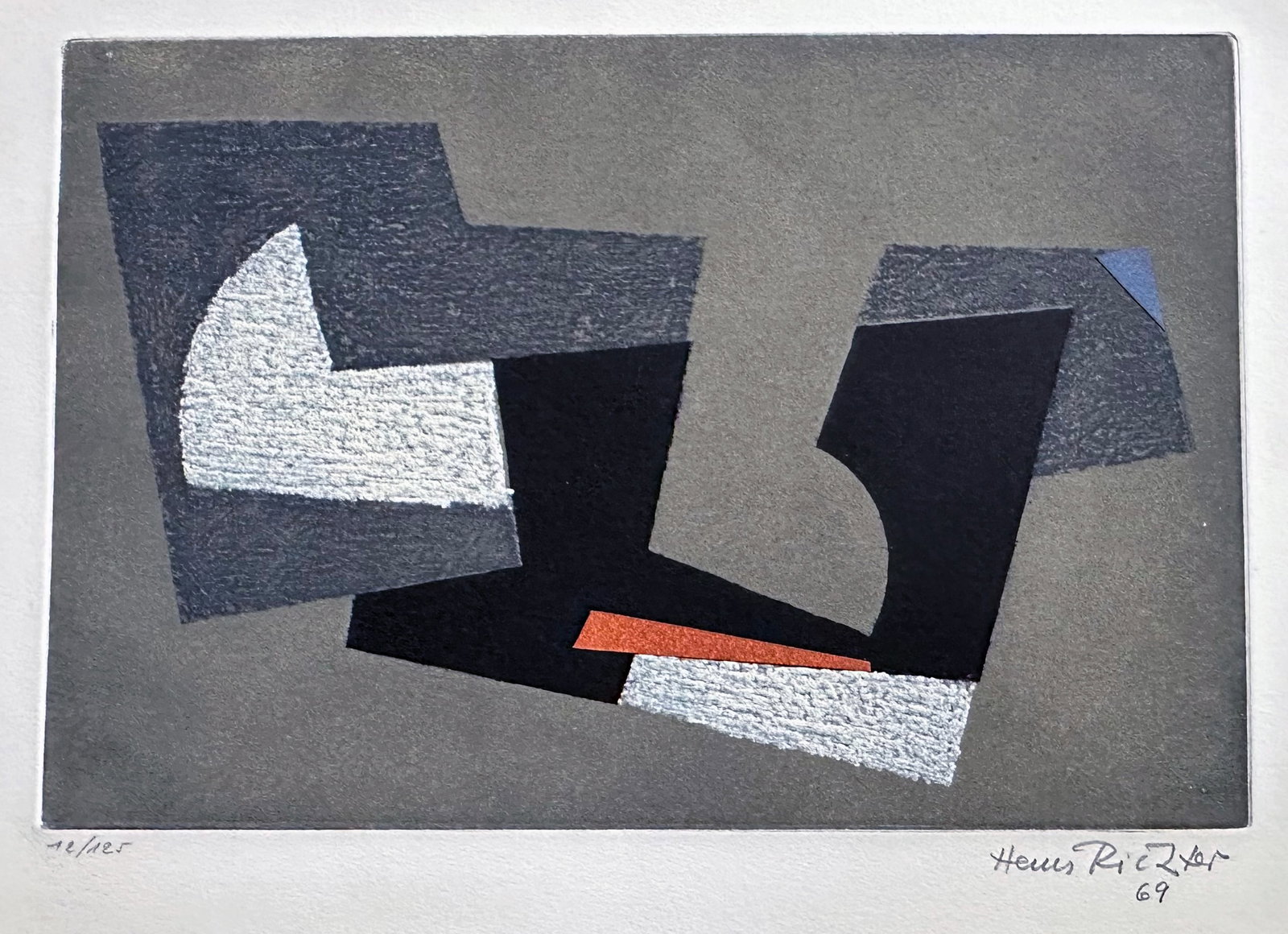 Hans Richter Signed Lithograph, one of 160 copies (1 of 2)