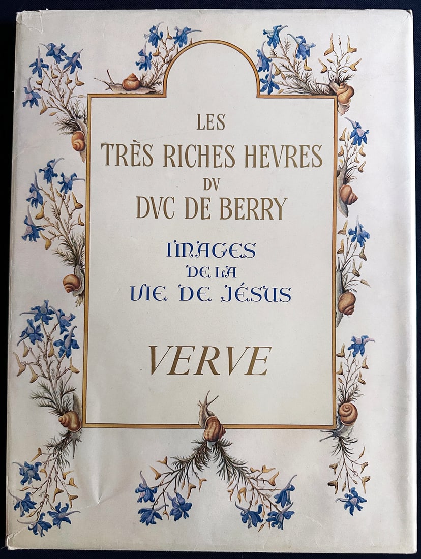 Verve 10, 1943.: Les Tres Riches Heures Du Duc De. Vol. III, Number 10. Paris edition de la Verve 1943. Text in French by Henri Malo. 15 tipped-in plates in colors and gold, from Illustration of XV century from Musee