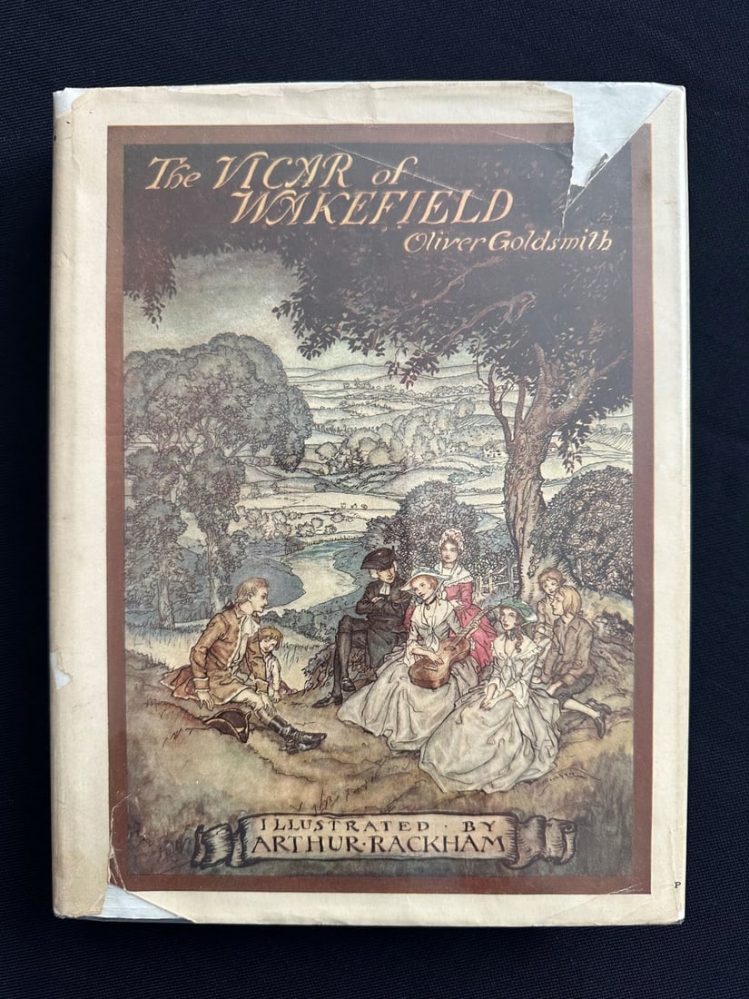 The vicar of Wakefield, by Oliver Goldsmith, illustrated by Arthur Rackham, 1929.: Published by George G. Harrap and Company Limited, London. Hard cover and glassine. In very good condition.