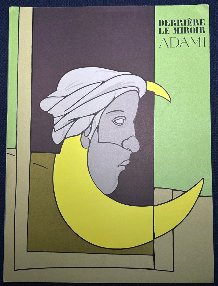 Derrière le Miroir 239. ADAMI, 1980 with 2 original lithographs.: Adami, May 1980. 2 original lithographs in color and in double page by Adami, text by I. Calvino – 1st edition
