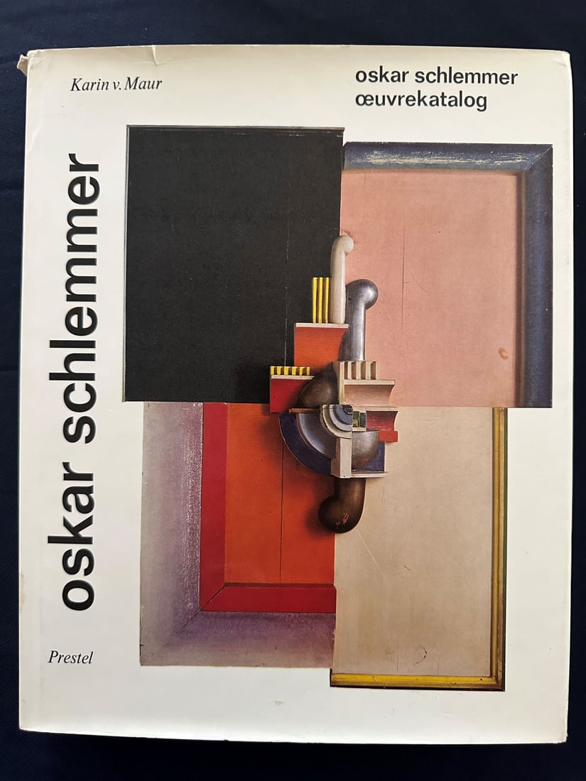 Oskar Schlemmer oeuvrekatalog, by Karin v.Maur, 1979.: Text in German. Published by Prestel-Verlag, Munchen, Germany. Hardcover and worn dust jacket.