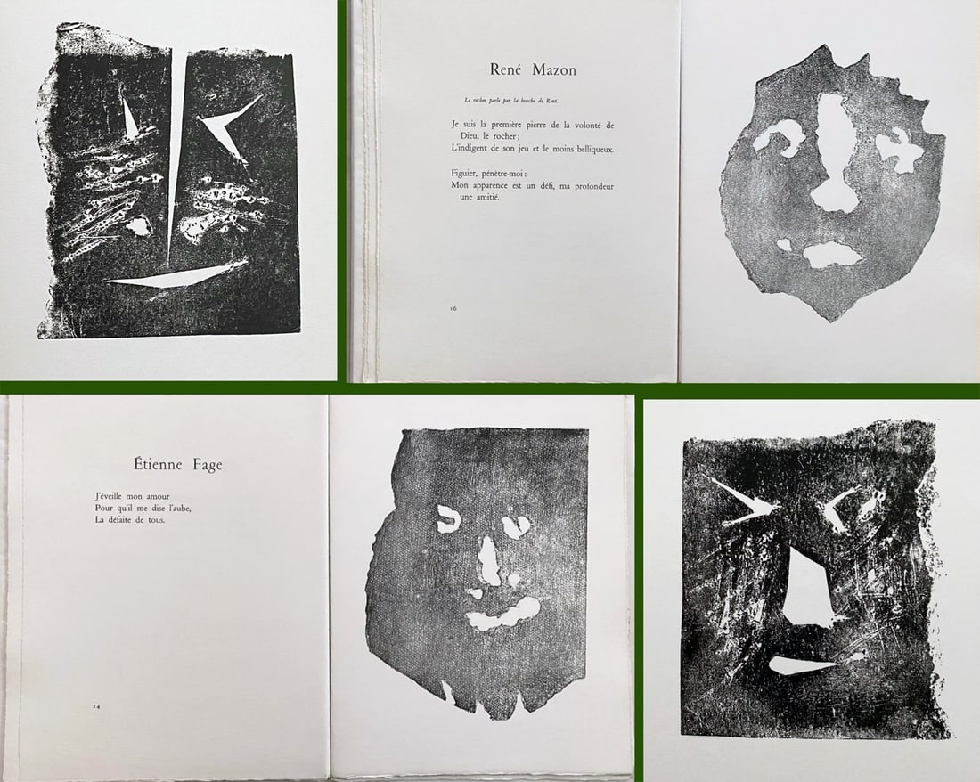 Picasso. Les Transparents. With Four Celluloid Engravings. PAB, 1967. One of 60 copies. (1 of 2)