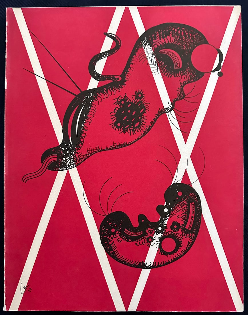 XXe Siecle 8. 1957. Prints by Miro, Arp, and Dubuffet.: Nouvelle Series XXe Siecle 8 (Double) Art et humour au XXe Siecle. Various. Illustrators Arp, Miro, Dubuffet. Cahiers d’Art, San Lazzaro, Paris, 1957. 1st Edition. Text in French. Illustrated by