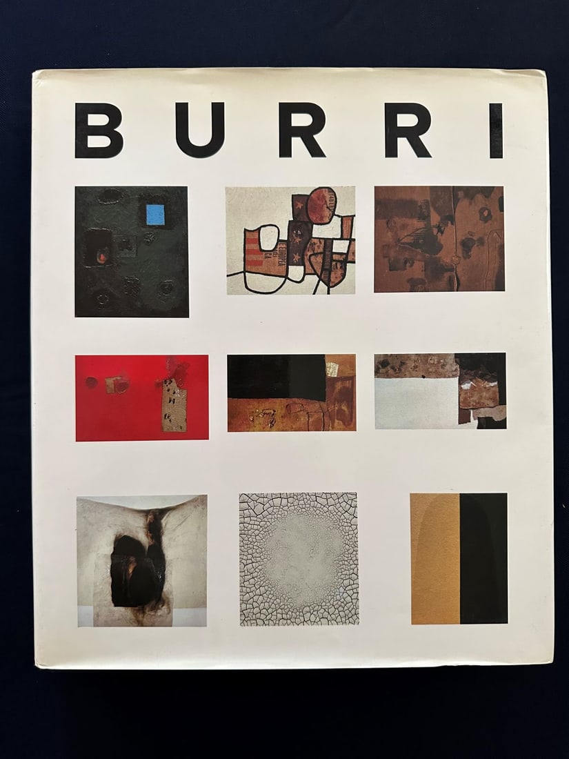 Burri, Contributi al Catalogo sistematico, by Fondazione Palazzo Albizzini, 1990. (1 of 2)