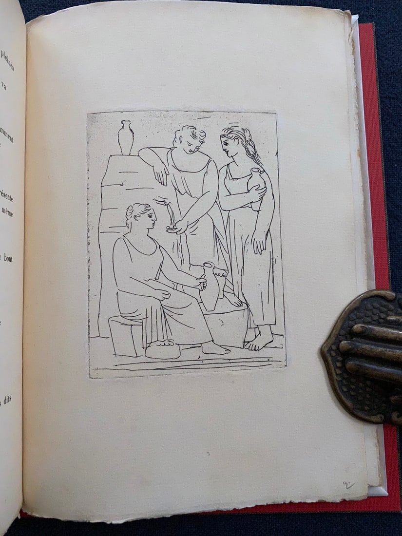 Picasso. Cravates de Chanvre by Pierre Riverdy. With three etchings. - 3