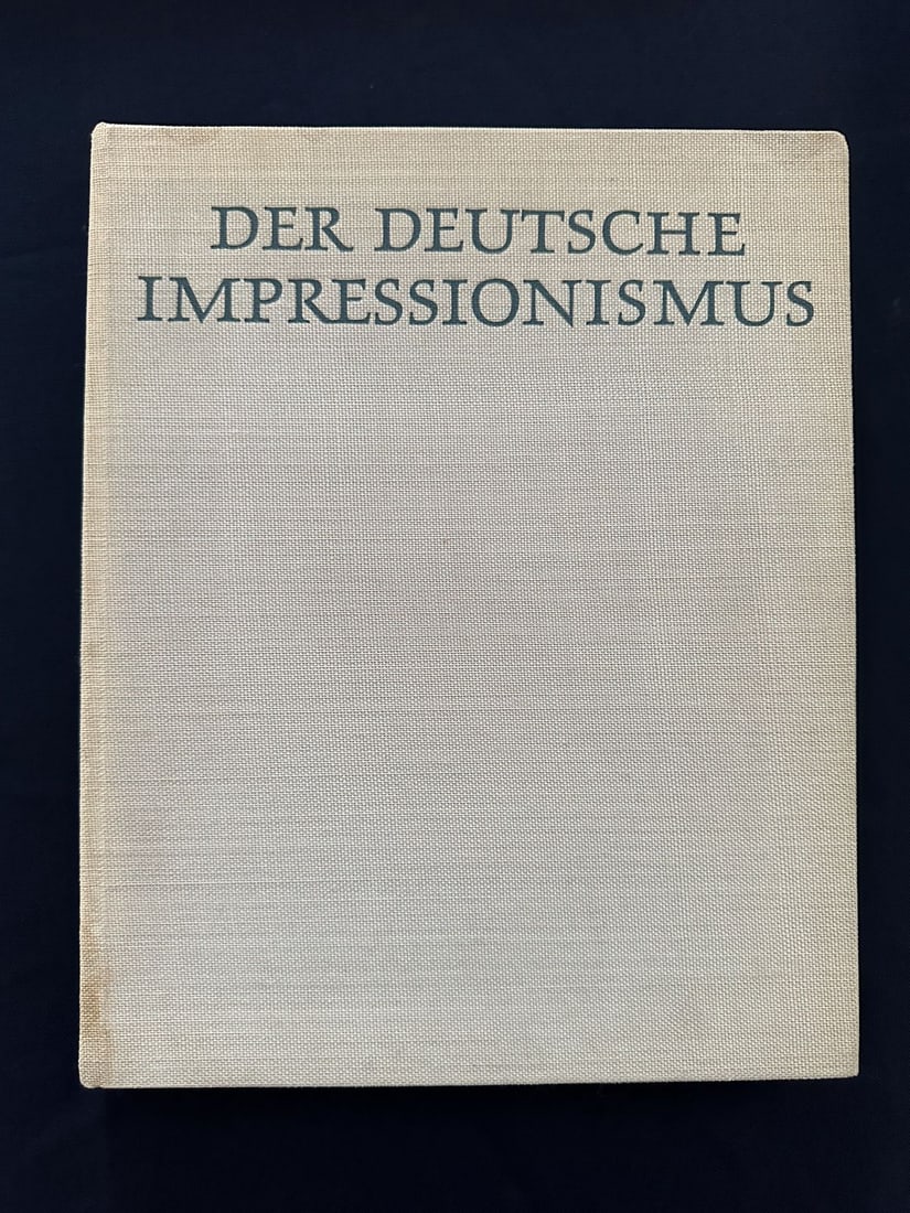 Der Deutsche Impressionismus, by Karl Rompler, 1958. (1 of 2)
