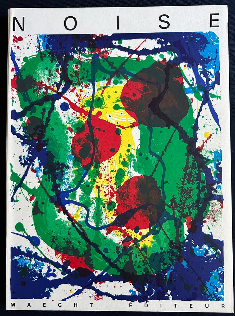 Noise 10. 1989.: French art magazine no. 10. Maeght Editeur 1989. With original lithographs in color by Pierre Buraglio, Dessins by George Jeanclos Printed in thick wove paper. Include essays and poems by Mallarme,