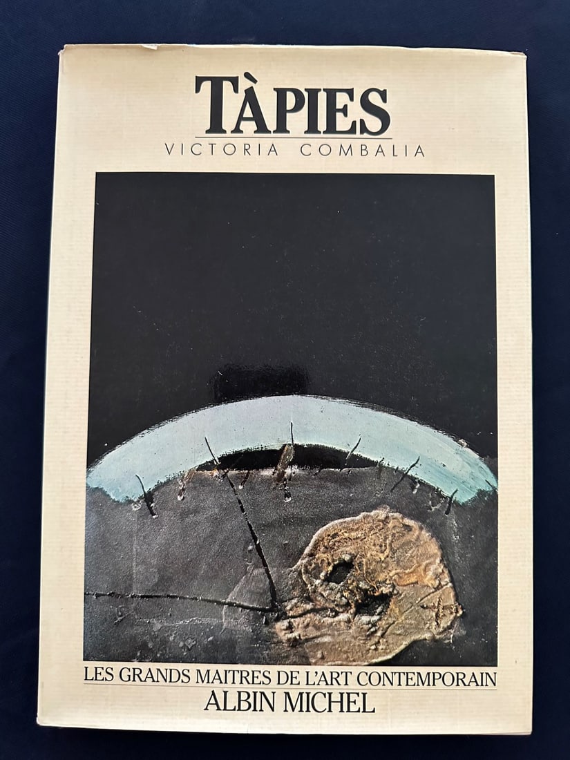 Tapies, by Victoria Combalia: Les grands maitres de l art contemporain. 1984 Albin Michel Editeur, text in French.