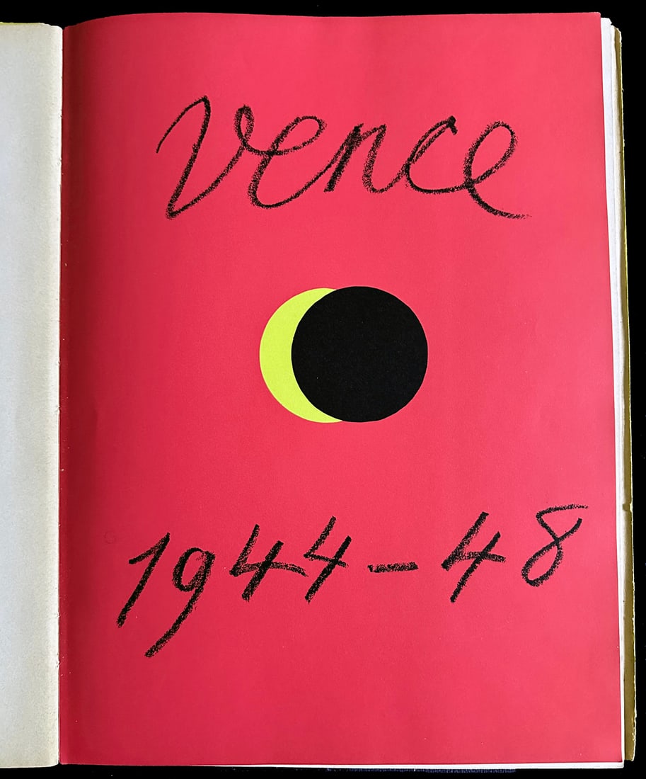 Verve 21-22, 1948.: Henri Matisse - Vol VI. Paris: Editions de la Revue Verve. This issue of Verve includes as series of drawings and paintings completed by in Vence, France, during 1944 and 1948. Matisse for this issue,