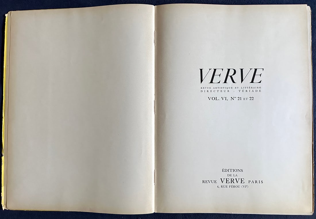 Verve 21-22, 1948. - 2