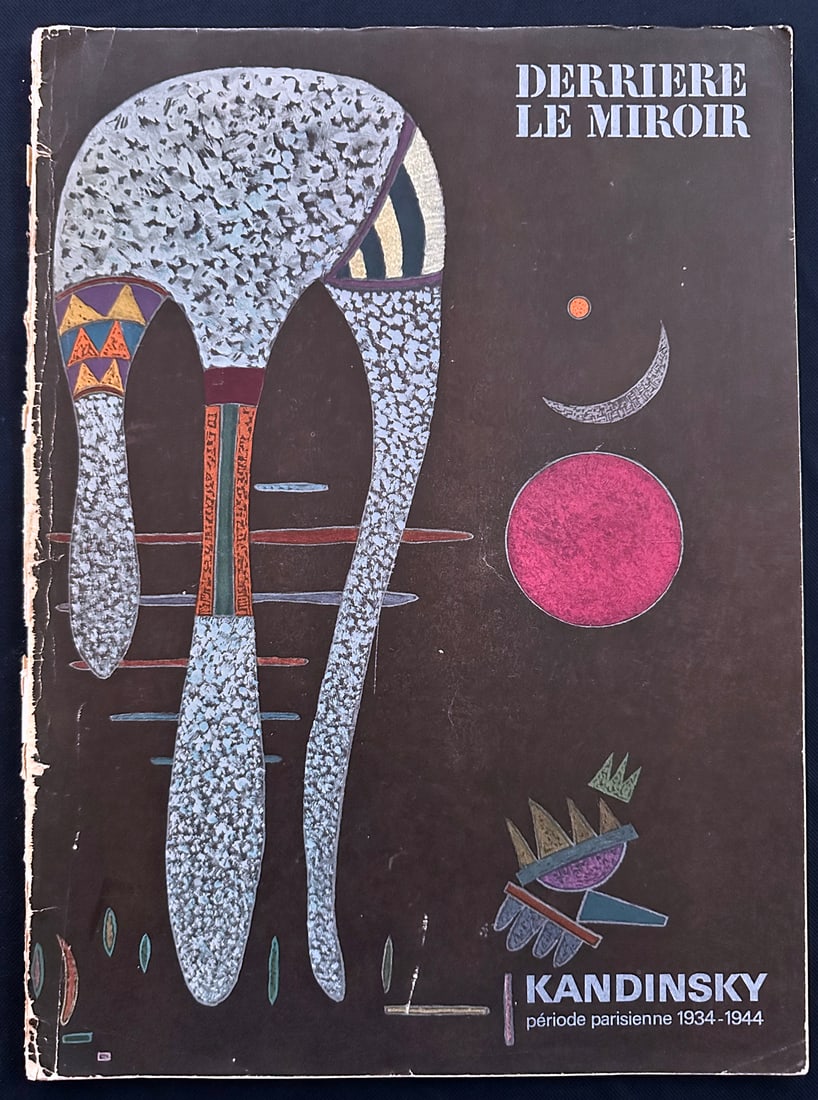 Derriere le Miroir 179. Kandinsky. With 5 lithographs.: Maeght Editeurs, Paris. June 1969. Kandisky Periode Parisienne 1934-1944. With 5 lithographs after Kandinsky (2 on double page), Several reproductions in color and B/W. Text by G. Picon.