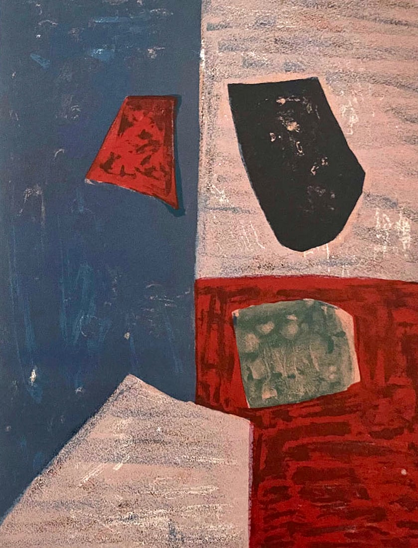 Serge Poliakoff Lithograph. 1958. (1 of 1)