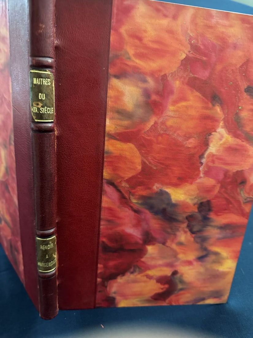 Renoir a Wargermont, Maitres du XIXe Siecle, by Maurice Berard, 1939: Larose Editeurs. This is n. 213 of 250 numbered copies. Inscription by M. Berard to the Petrides. Marbled rebounded, hard cover. Text in French. RARE.