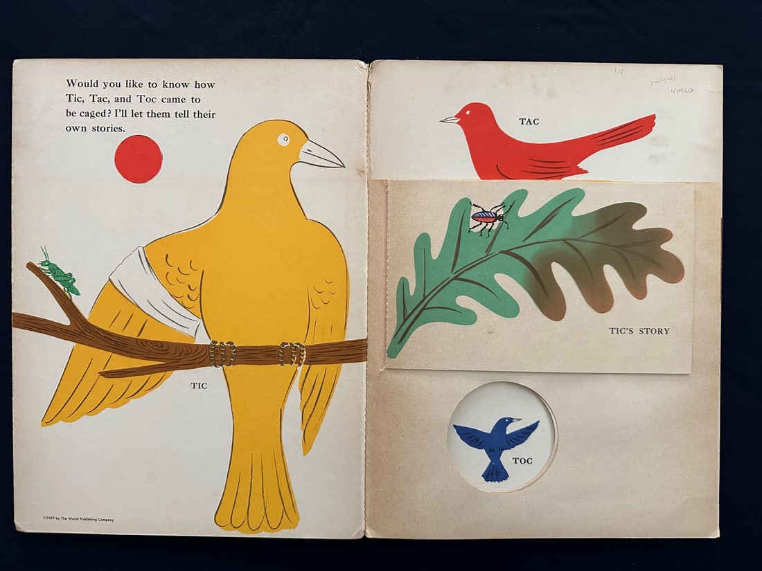 Tic, Tac, and Toc, by Bruno Munari. - 2