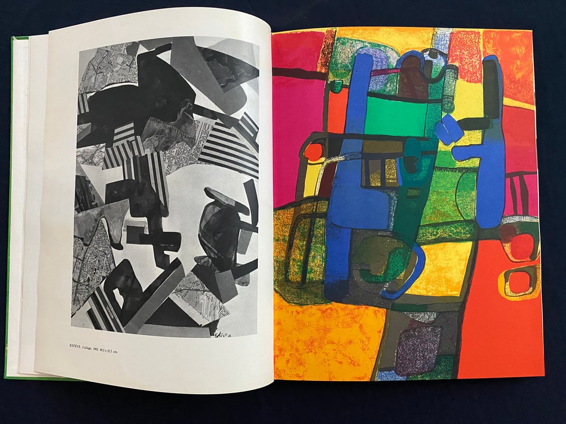 XXe Siecle 33, lithographs by Capogrossi and Esteve.: Edition XXe Siecle, Paris 1969. "Panorama 69 Les Grande Exposizions dans le Musees et dans le galleries en France et a l'Etranger". With 2 original lithographs in color by Esteve and Capogrossi