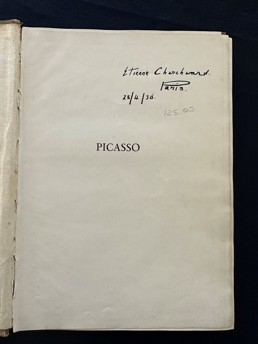 Picasso, by André Level, 1928. - 2
