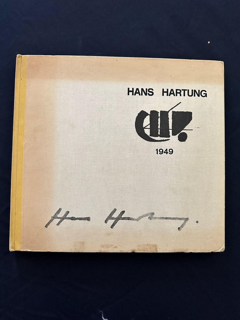 Hans Hartung, by Madeleine Rousseau, 1949.: Domnick-Verlag. Hardcover in cloth, 1st edition, 75 color and b/w illustrations. The first monograph published on Hartung. Text in English, French, and German. Few stains. Very good.