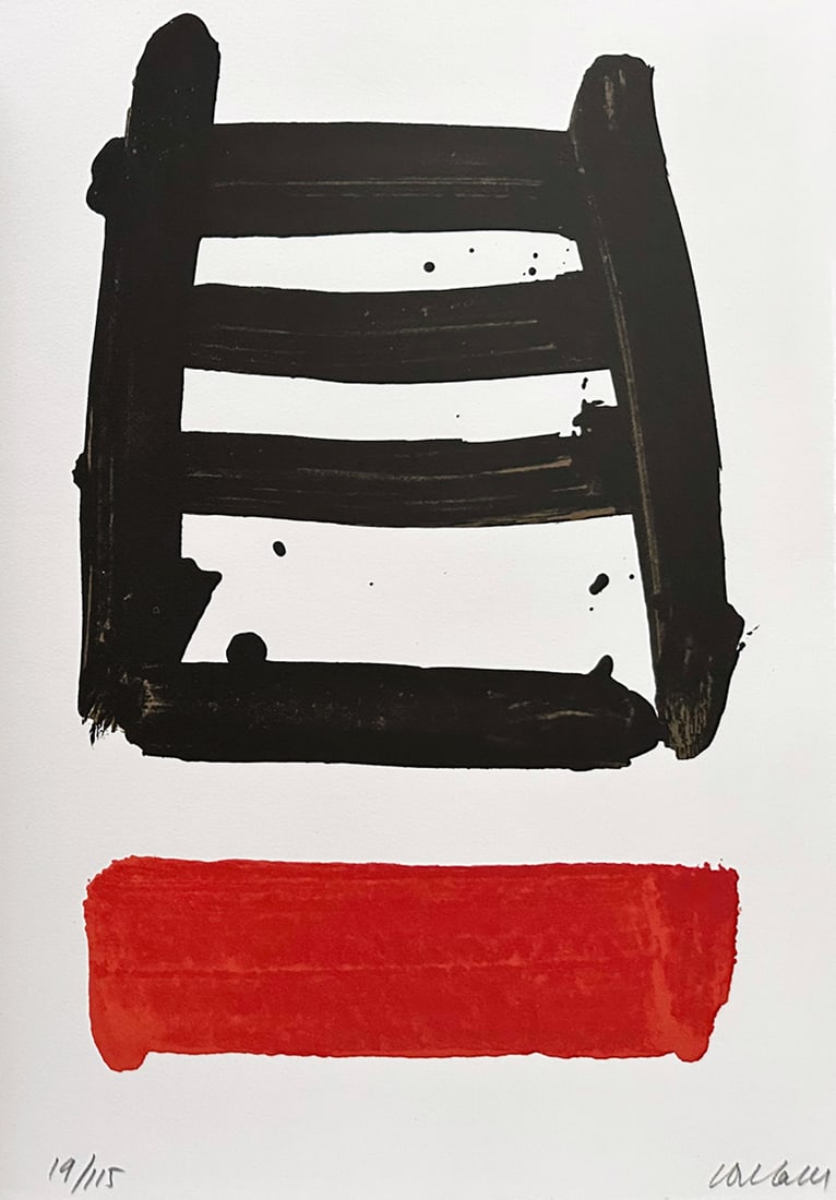 Pierre Soulages. Signed Lithograph. 1978. One of 115 copies. (1 of 3)