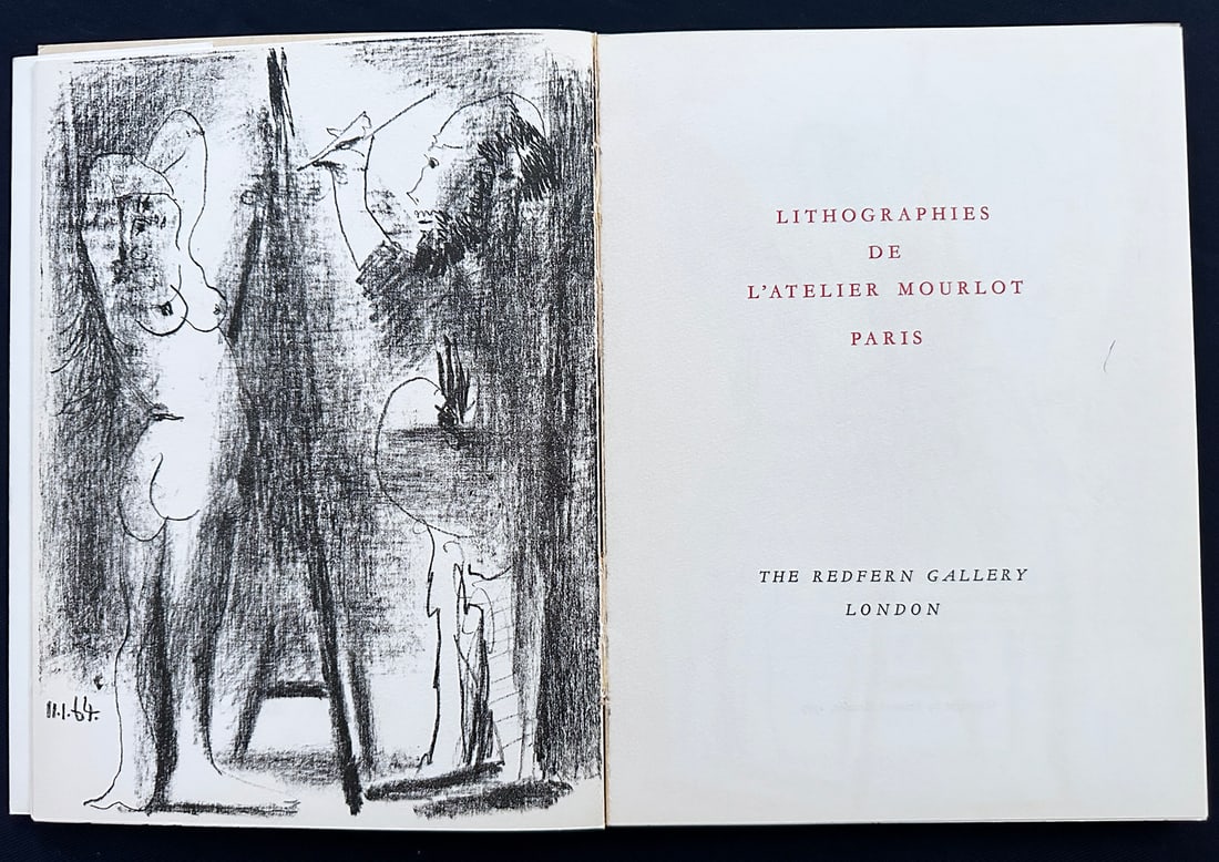 Atelier Mourlot 1965. Miro Calder Chagall Picasso Matisse…: Mourlot, Paris, 1965. Forewords by Jean Adhemar. Catalog published on the occasion of the exhibition: L'Atelier Mourlot at the Redfern Gallery in London. Lithographs by Marc Chagall, Alexander