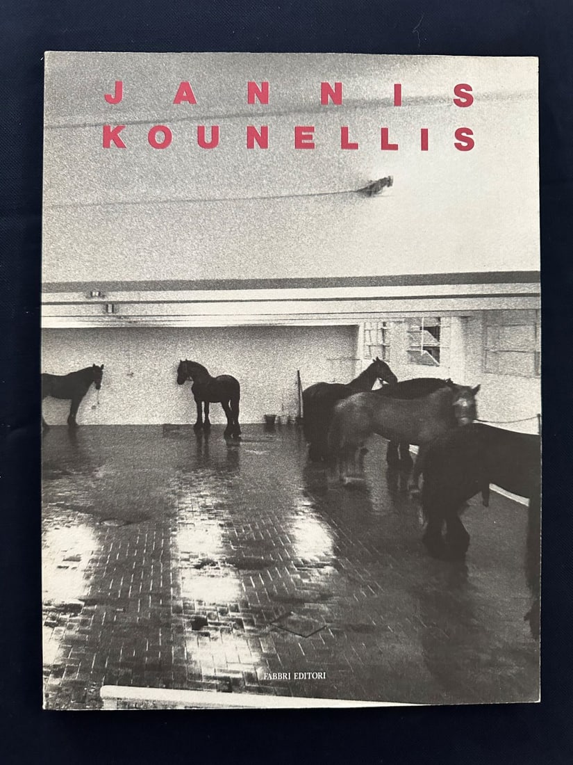 Jannis Kounellis, by Rudi Fuchs, Johannes Gachnang, Cristina Mundici: 1989. Fabbri Editori text in Italian. Soft cover.