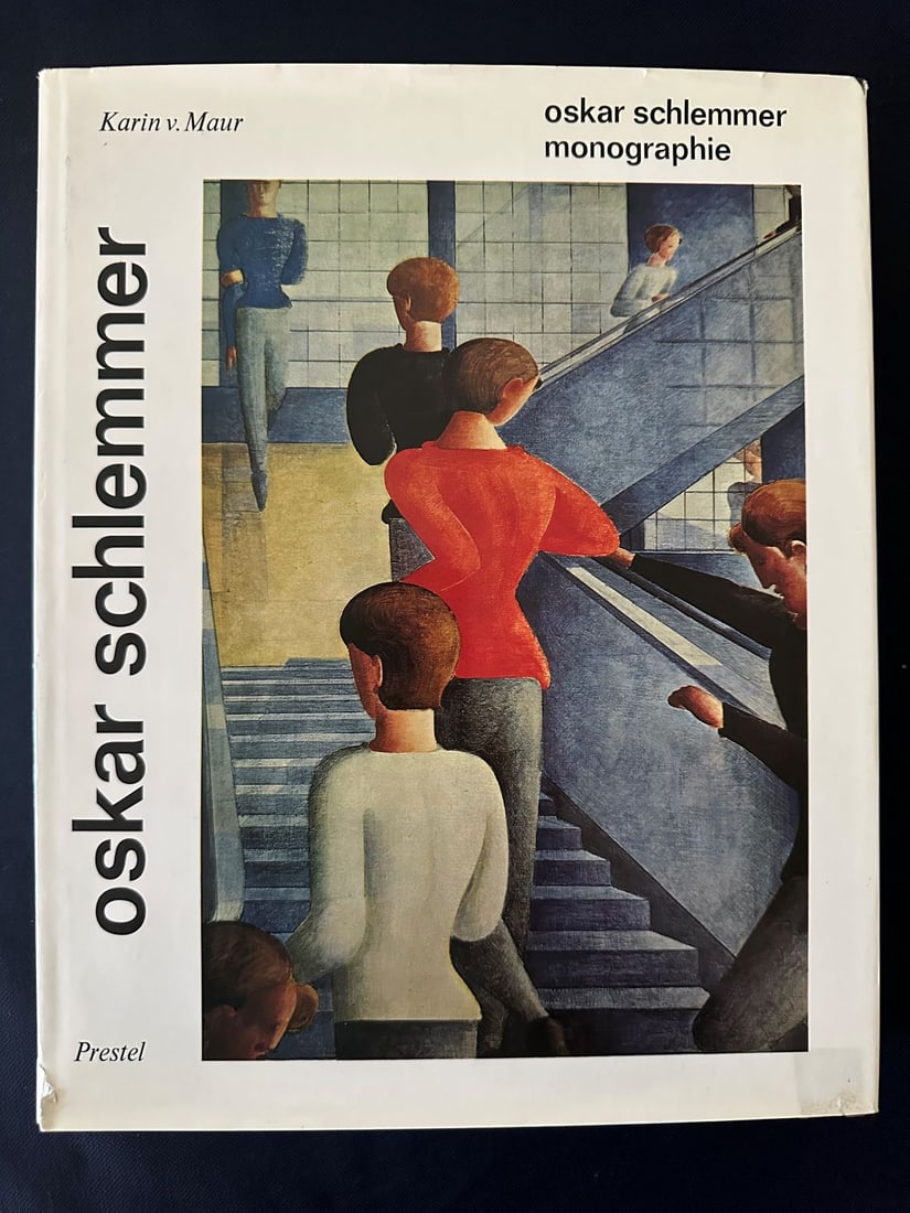 Oskar Schlemmer monographie, by Karine v.Maur, 1979.: Published by Prestel, Munchen. Text in German. Richly illustrated with pictures and reproduction. In very good conditions. Blue cover cloth and pictorial dust jacket.