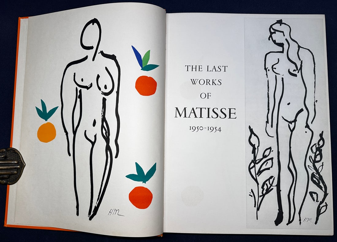 Verve 35 36 Last Work of Matisse 1950-1954: English Edition Hardcourt Brace and CO, NY, 1958. Vol. IX, n. 35 et 36. This edition of Verve is dedicated entirely to the last work of Matisse, 1950 – 1954. Illustrated throughout with many color