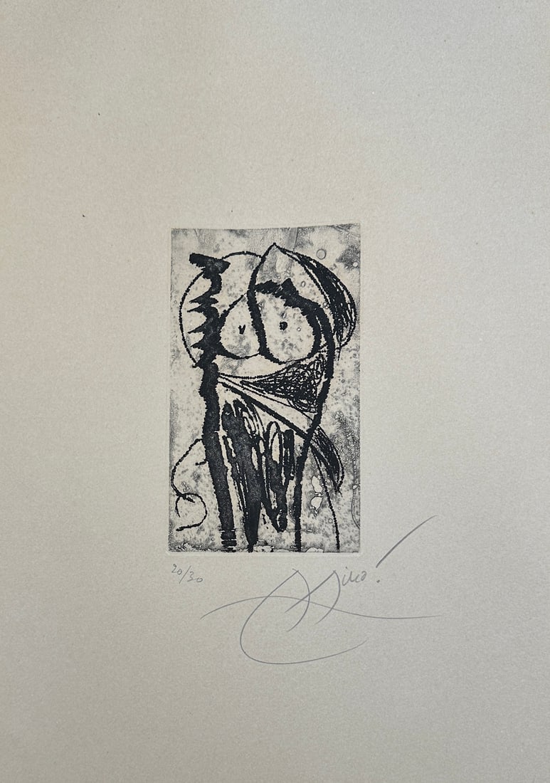 Miro Saltimbanques. Etching Signed an numbered, one of 30 copies (1 of 3)