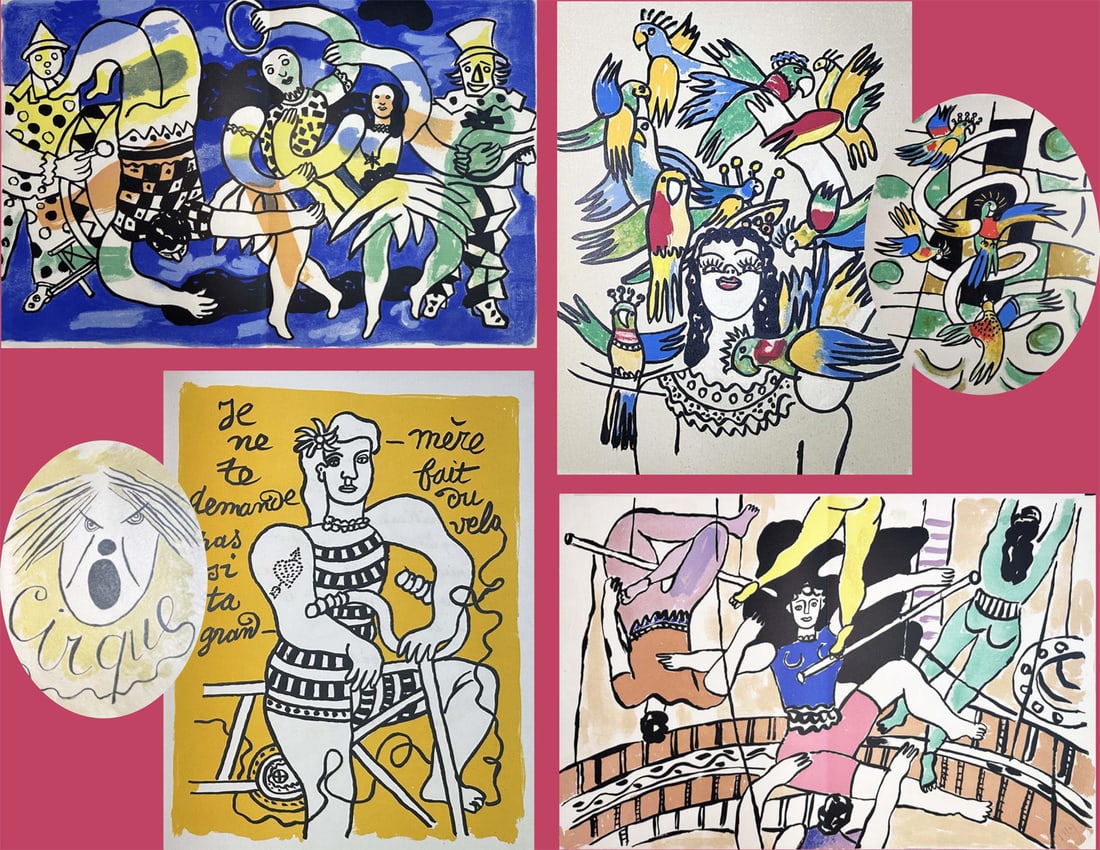 Leger. Cirque. 1950. With 63 lithographs by Leger. (1 of 4)