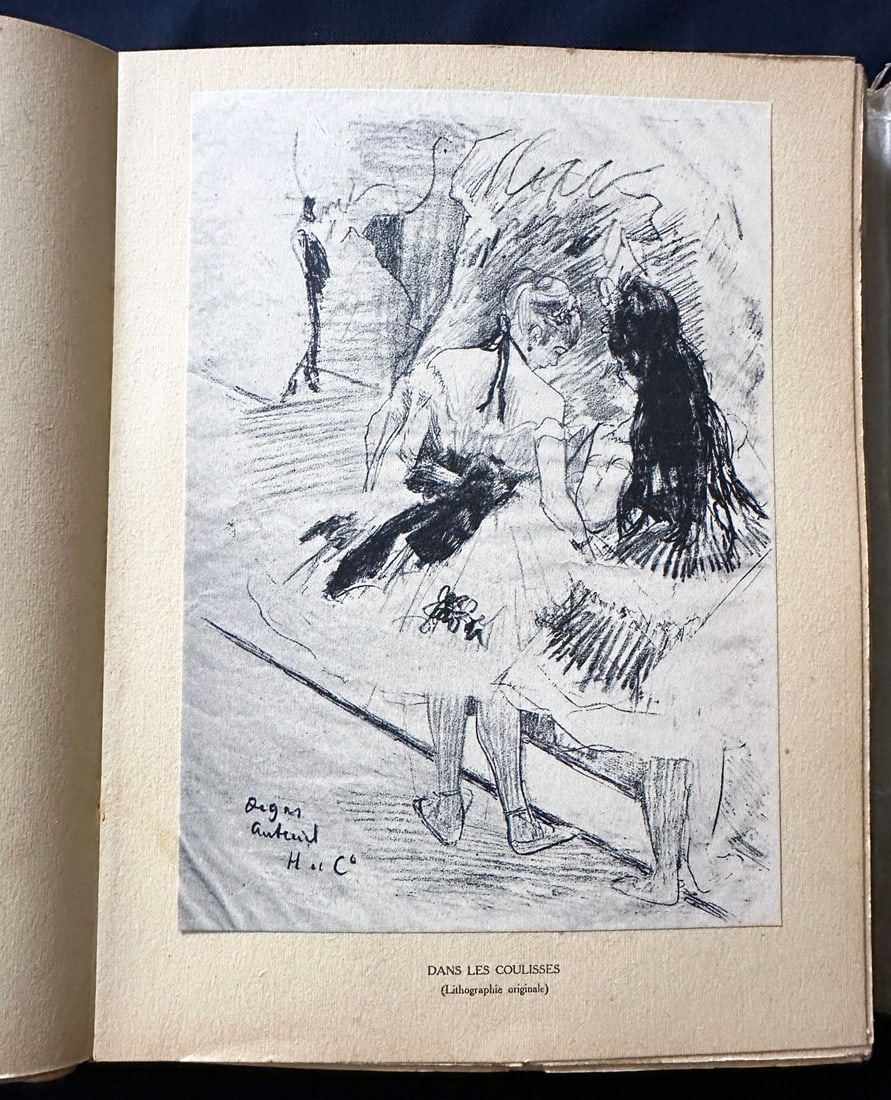 Degas by Lafond, Volume II, 1919: Floury Paris, 1919. Paul Lafond. Volume II. Degas monography fully illustrated with tipped in plate in color and B/W.