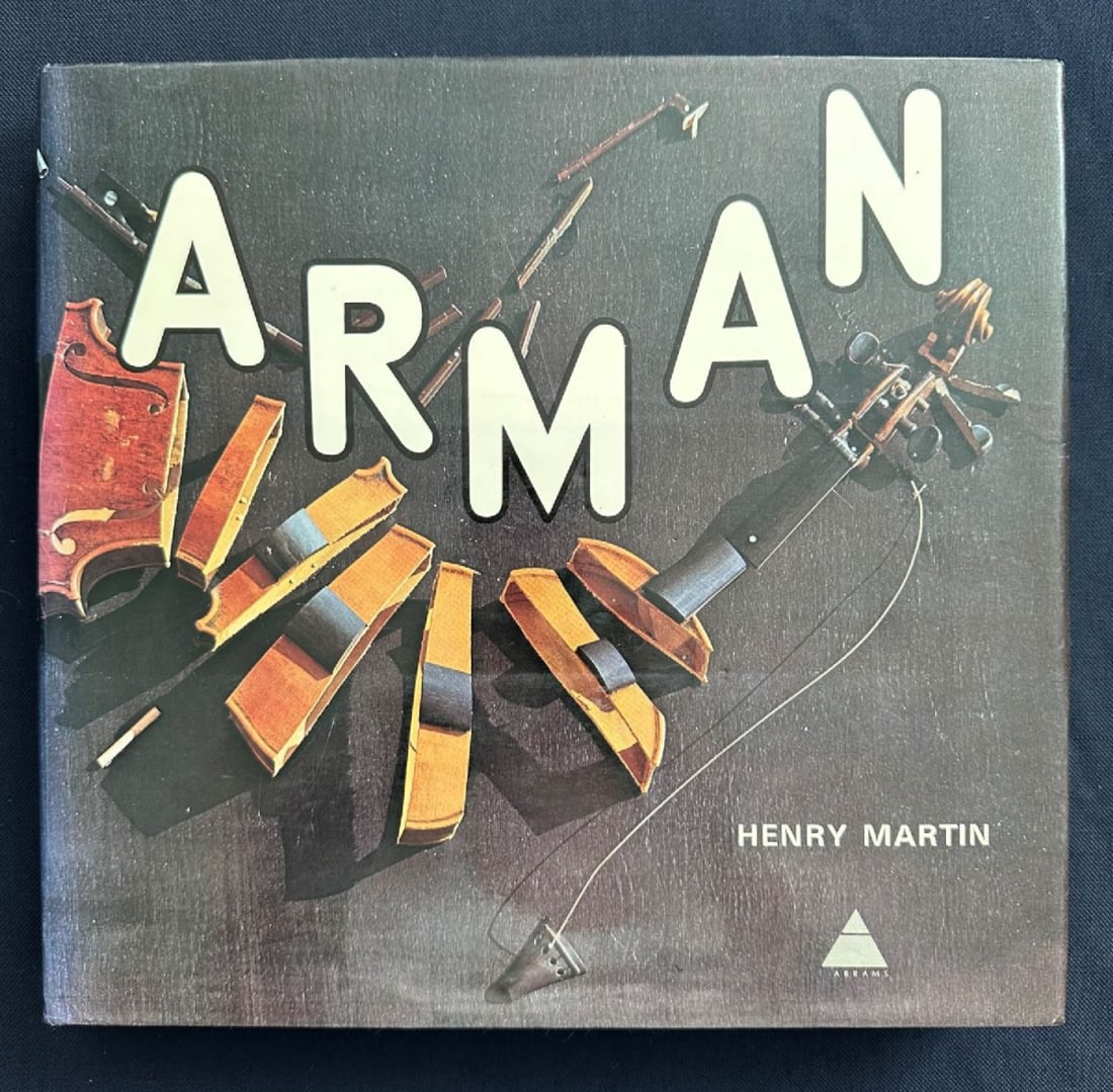 Arman, by Henry Martin, 1973.: With 178 illustrations, including 49 plates in full color. Published by Harry N. Abrams, New York. Printed and bound in Japan. Hardbound (cloth, red) in pictorial dust jacket.