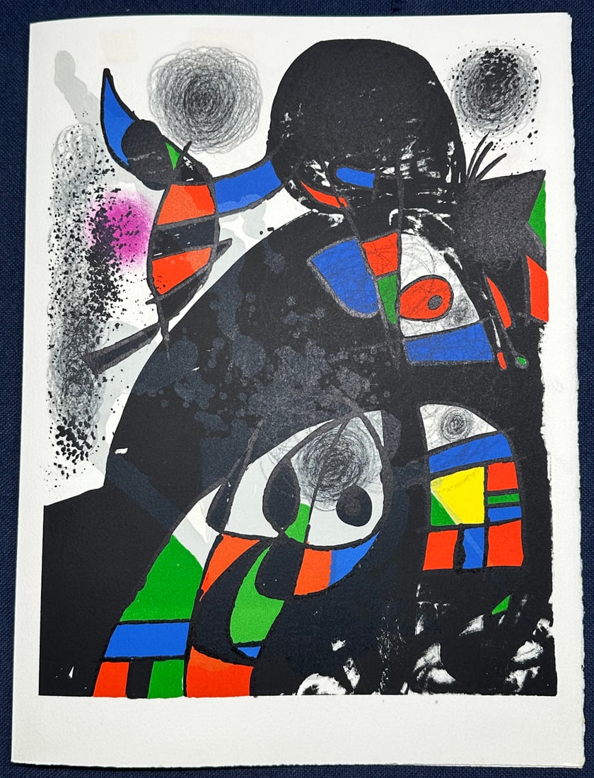 Miro Lithograph. 1975. - 2