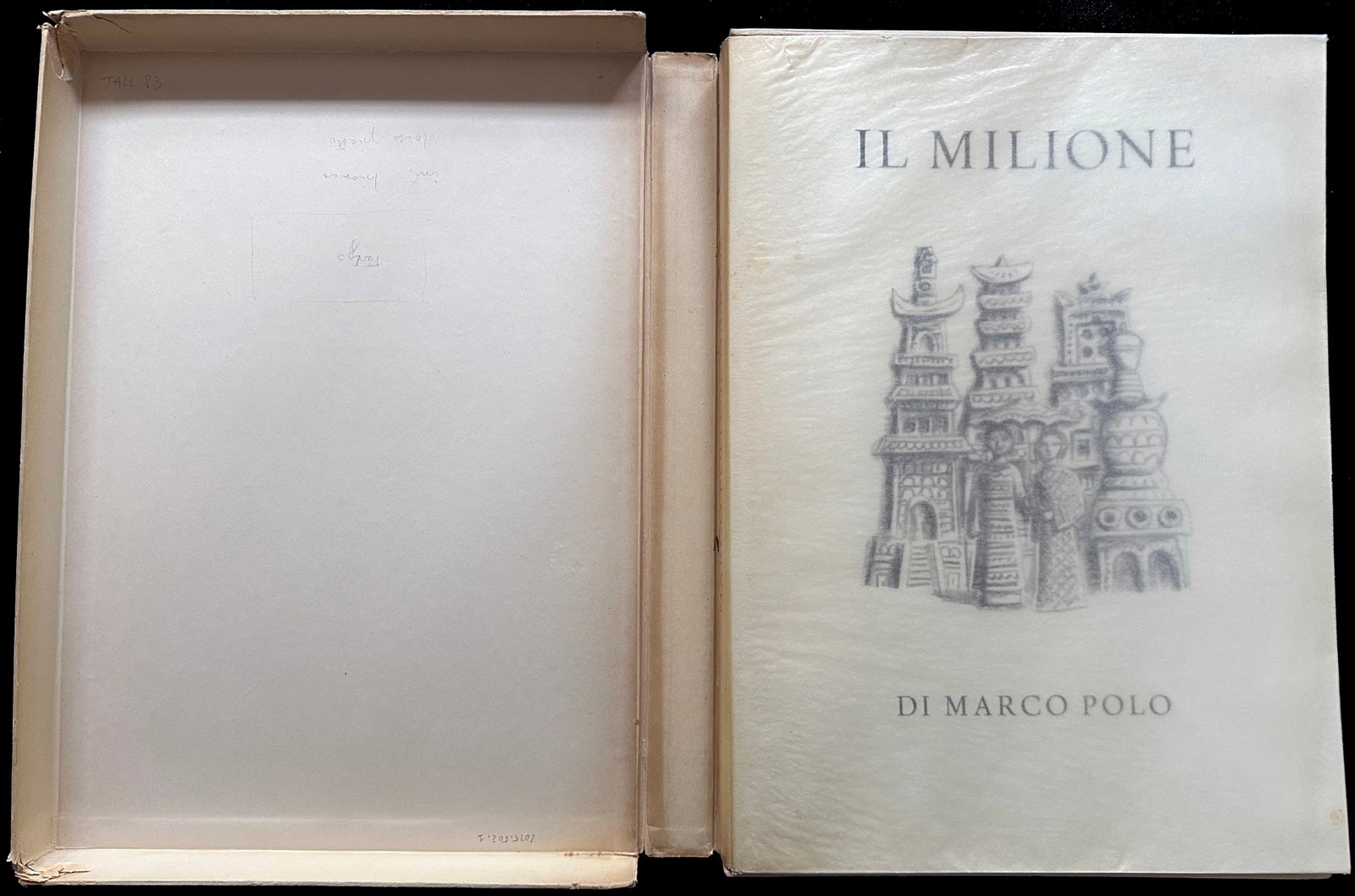 Campigli. Il Milione. with 30 lithographs: Milan: Ulrico Hoepli, 1942. Folio. One of 150 numbered copies on handmade Fabriano paper, signed and dated ’42 by Campigli on the colophon. Complete with 30 original lithographs (16 full page), 