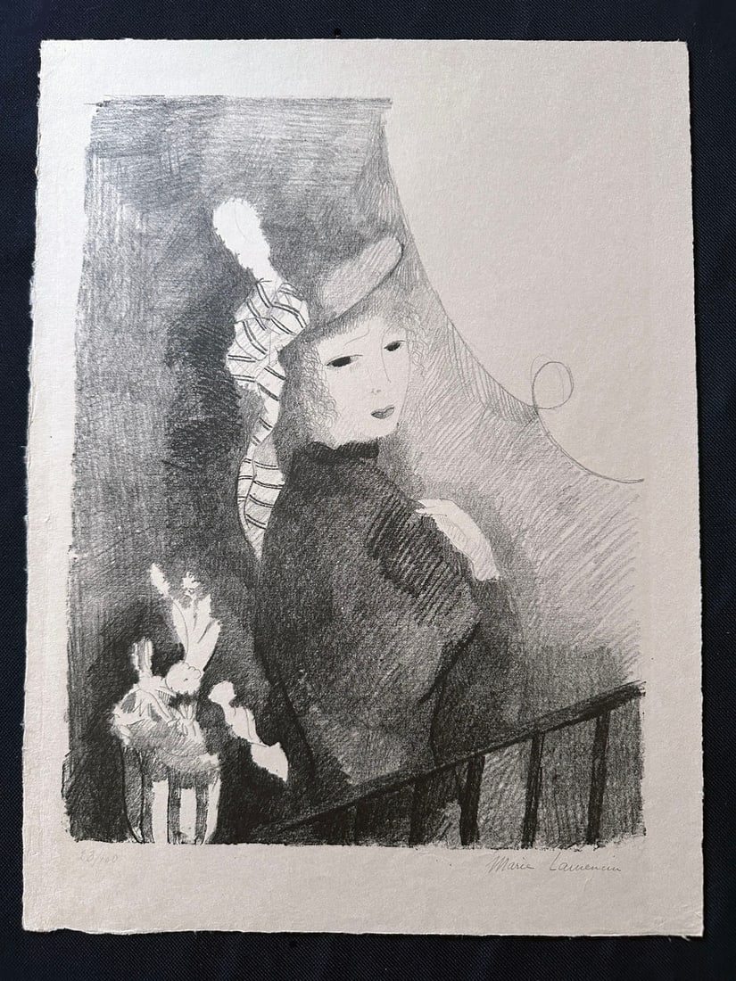 Laurencin signed Lithograph. 1925. - 2